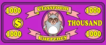 Classroom Currency $1000