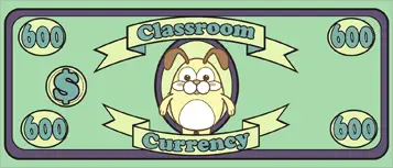 Classroom Currency $600