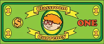 Classroom Currency $1