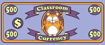 Classroom Currency $500