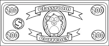 Classroom Currency $200 to color