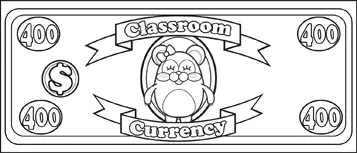 Classroom Currency $400 to color