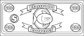 Classroom Currency $900 to color