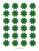 Green Poker Chips