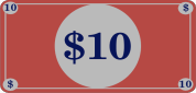 Simple Ten Dollar Bill